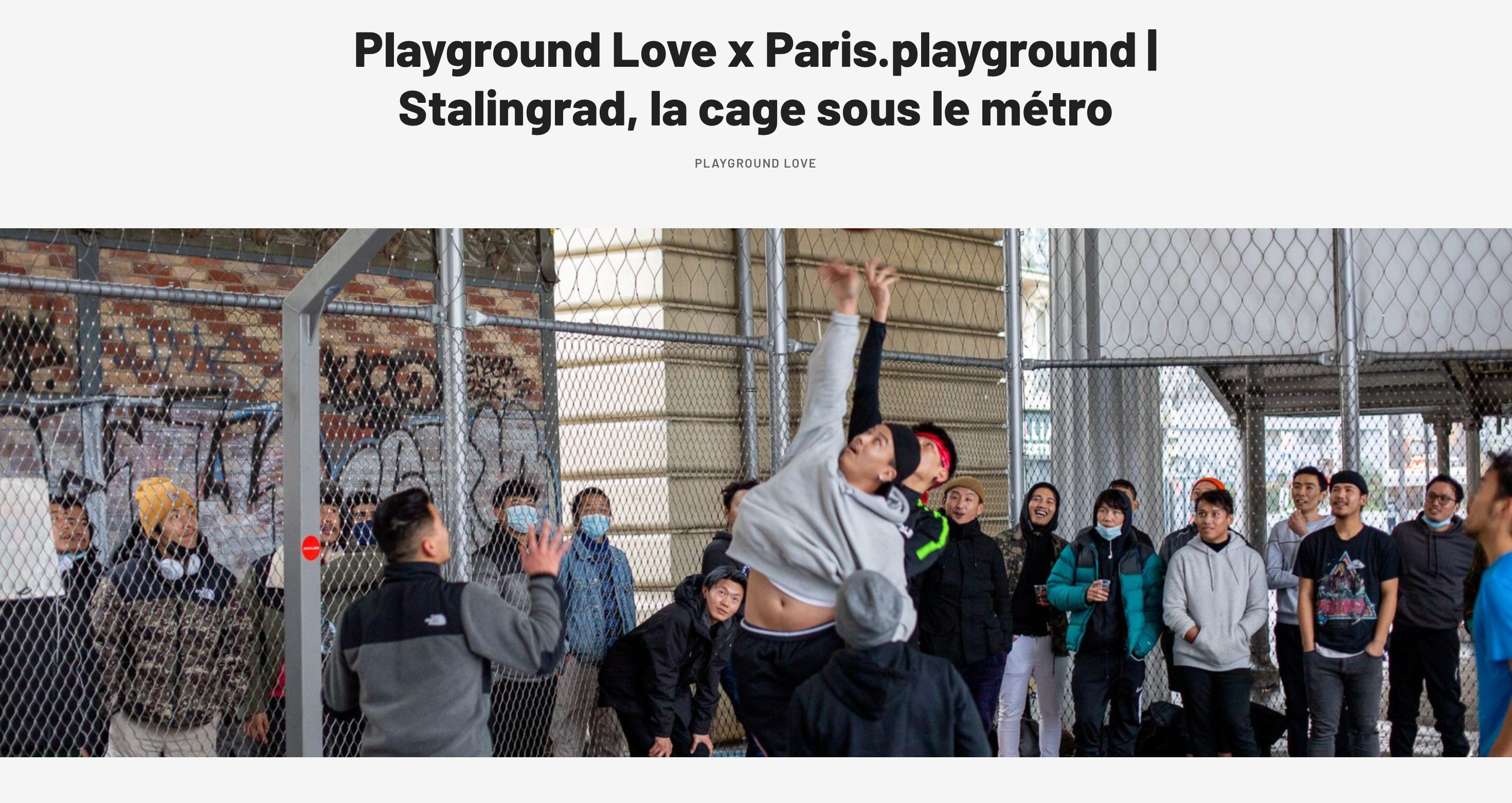 Collection of PLAYGROUND LOVE (Courtside.co) in a gallery layout